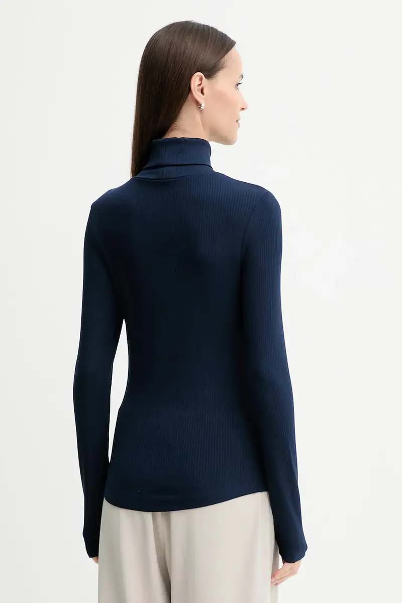 camicia a maniche lunghe donna colore blu navy WW0WW39826 miniatura 3