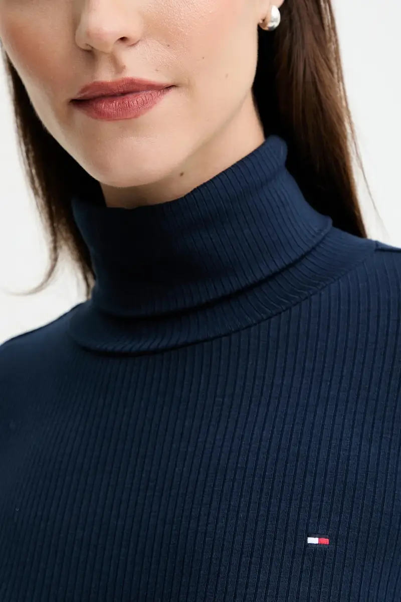 camicia a maniche lunghe donna colore blu navy WW0WW39826 miniatura 5