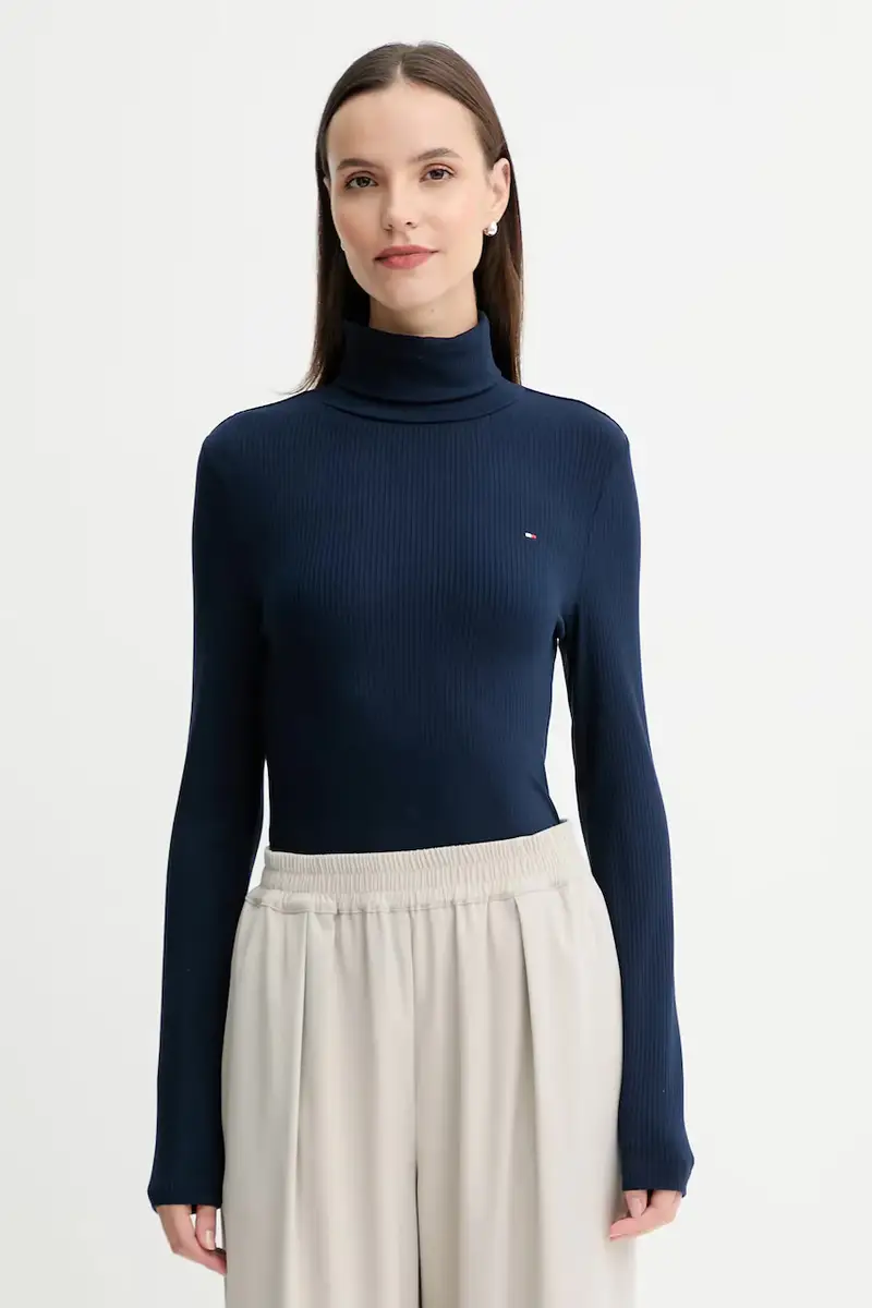 camicia a maniche lunghe donna colore blu navy WW0WW39826