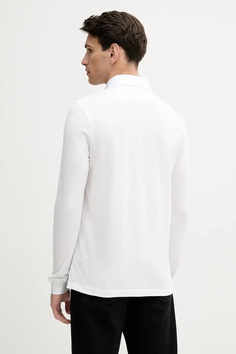 camicia a maniche lunghe uomo colore bianco MW0MW20183 miniatura 3