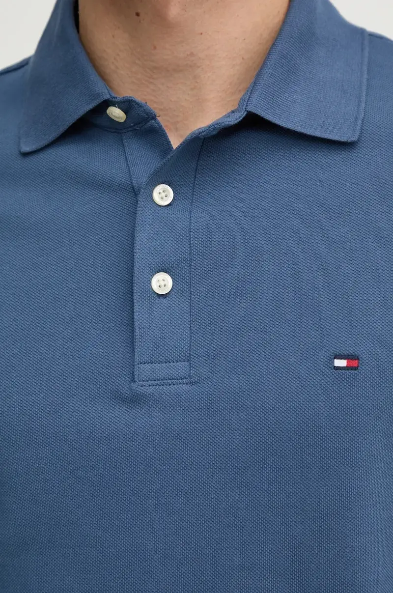 camicia a maniche lunghe uomo colore blu navy miniatura 5