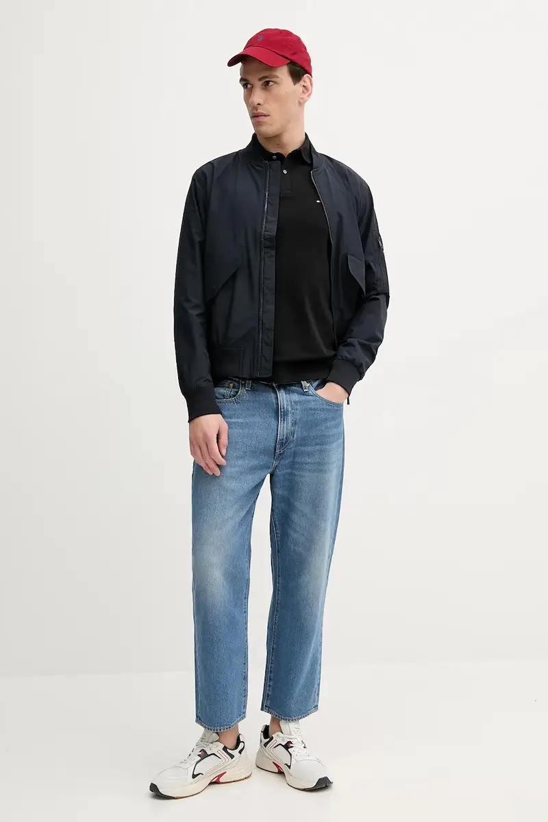 camicia a maniche lunghe uomo colore nero MW0MW20183 miniatura 2