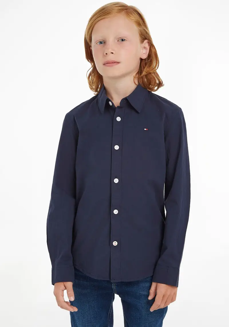 TOMMY HILFIGER Camicia blu / navy / rosso / bianco miniatura 3