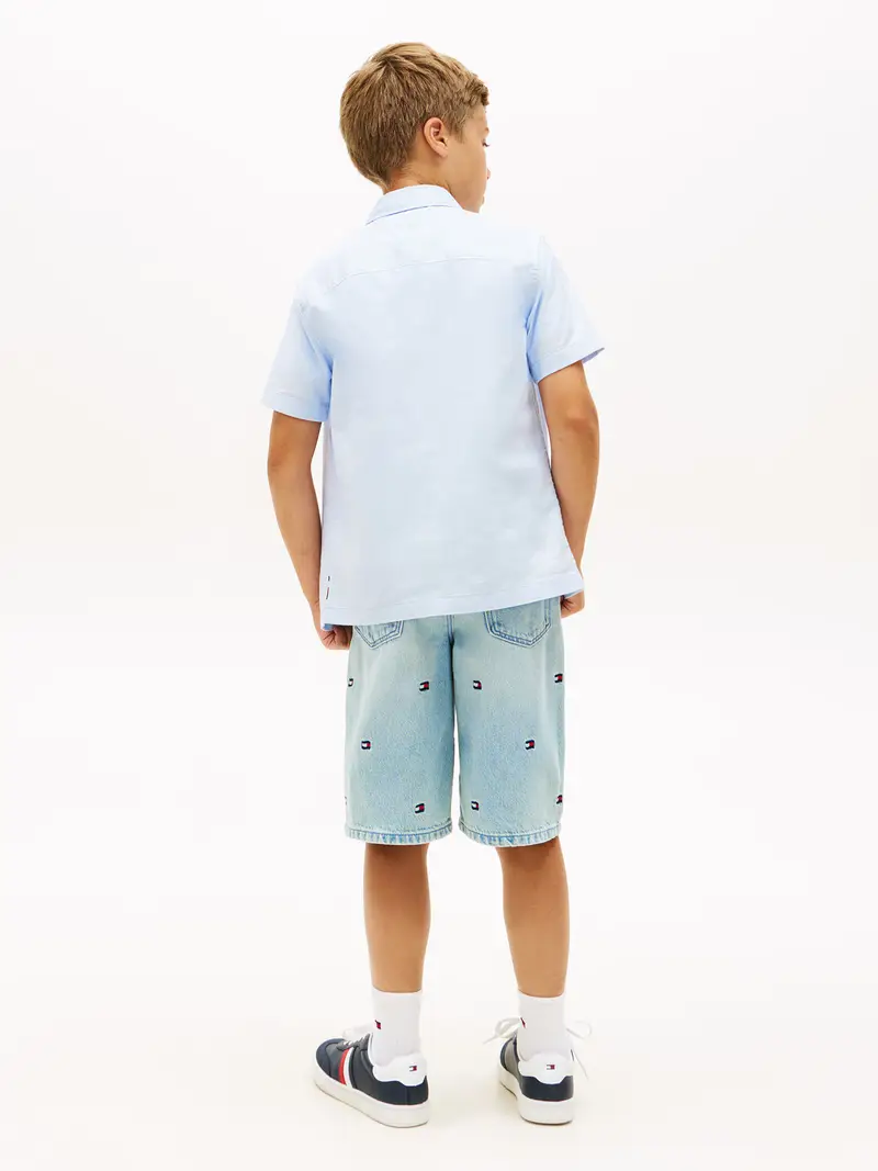 Camicia blu pastello miniatura 3