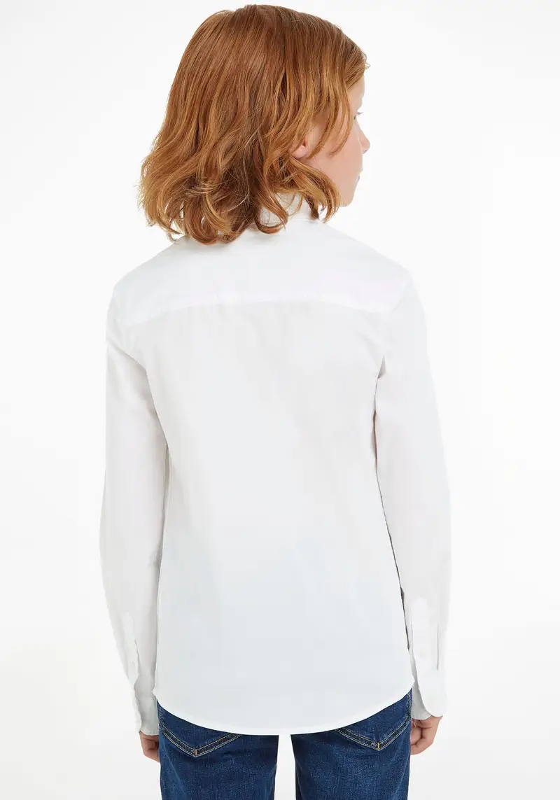 TOMMY HILFIGER Camicia blu ultramarino / rosso / bianco miniatura 3