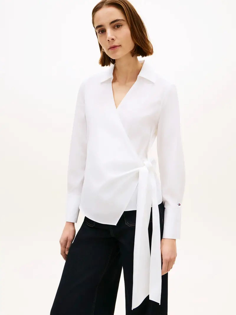 Camicia da donna bianco miniatura 2