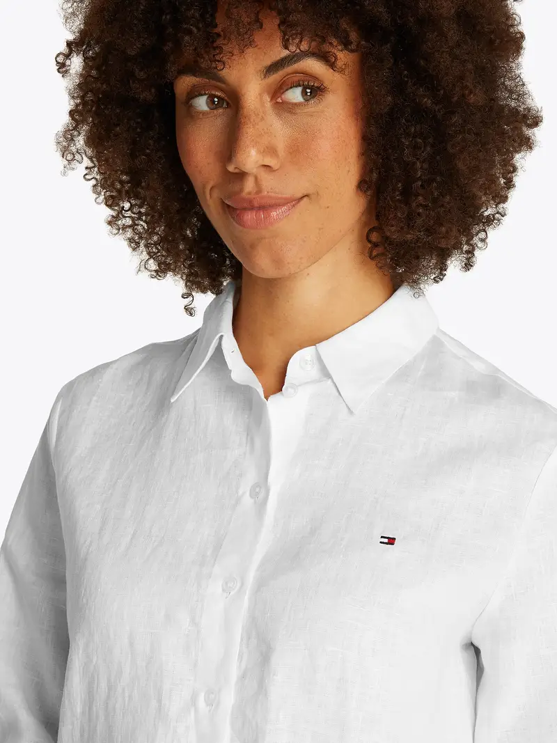 TOMMY HILFIGER Camicia da donna 'ESS' bianco miniatura 2