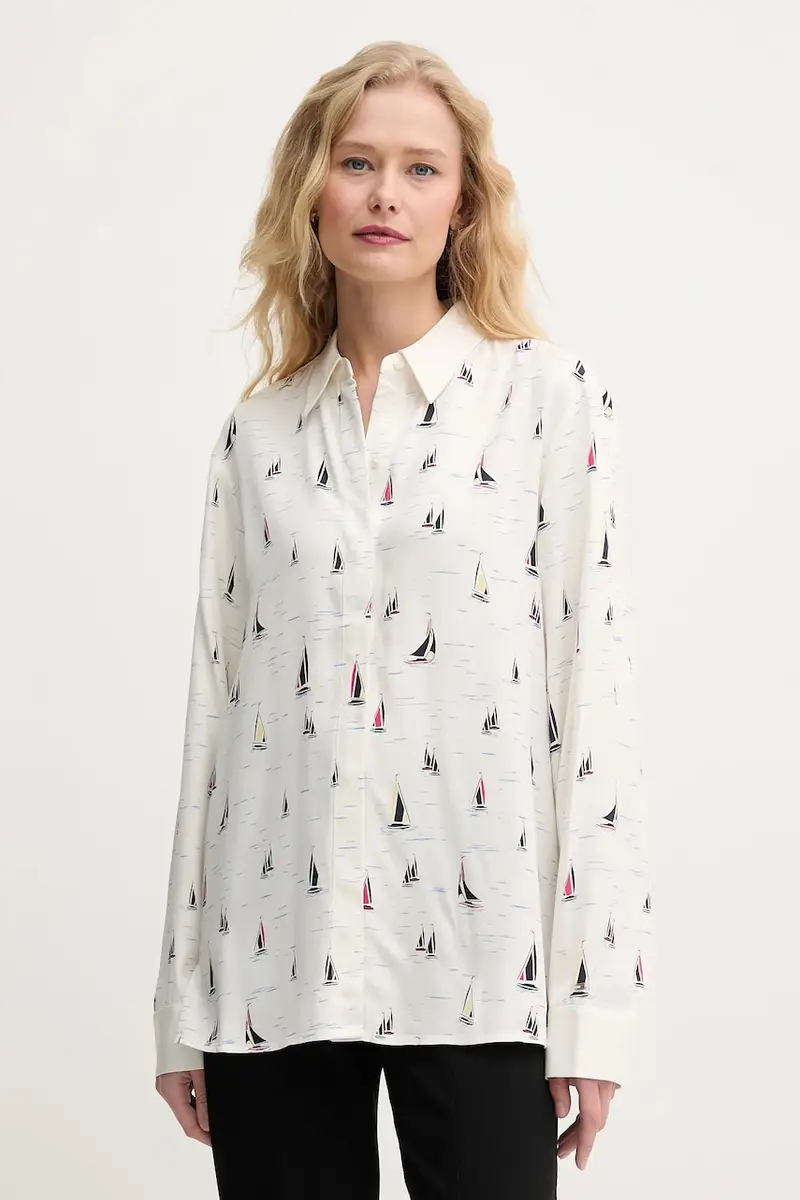 camicia donna colore beige WW0WW44036