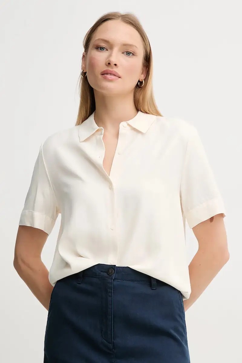 camicia donna colore beige WW0WW44683