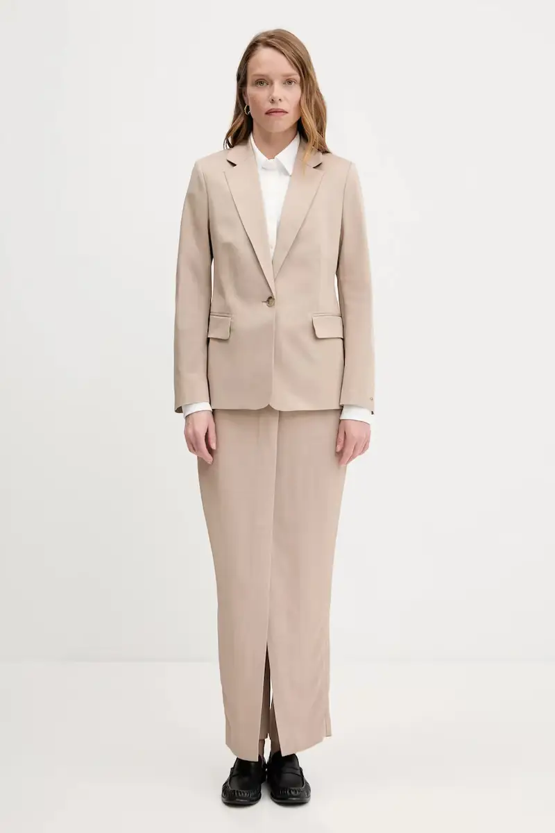 camicia donna colore bianco WW0WW43528 miniatura 2