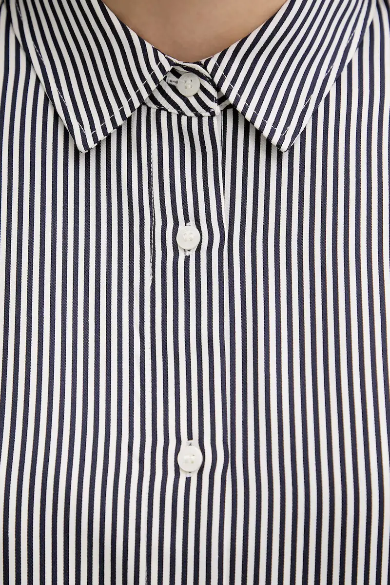 camicia donna colore blu navy WW0WW45883 miniatura 5