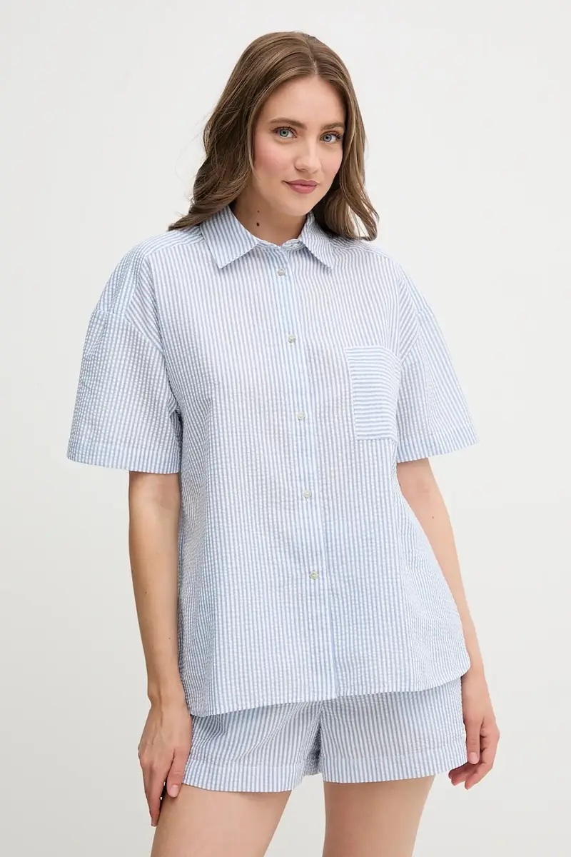 camicia donna colore blu UW0UW05866