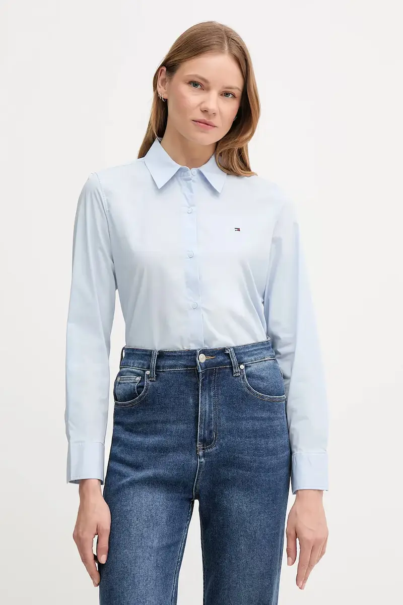 camicia donna colore blu WW0WW47169