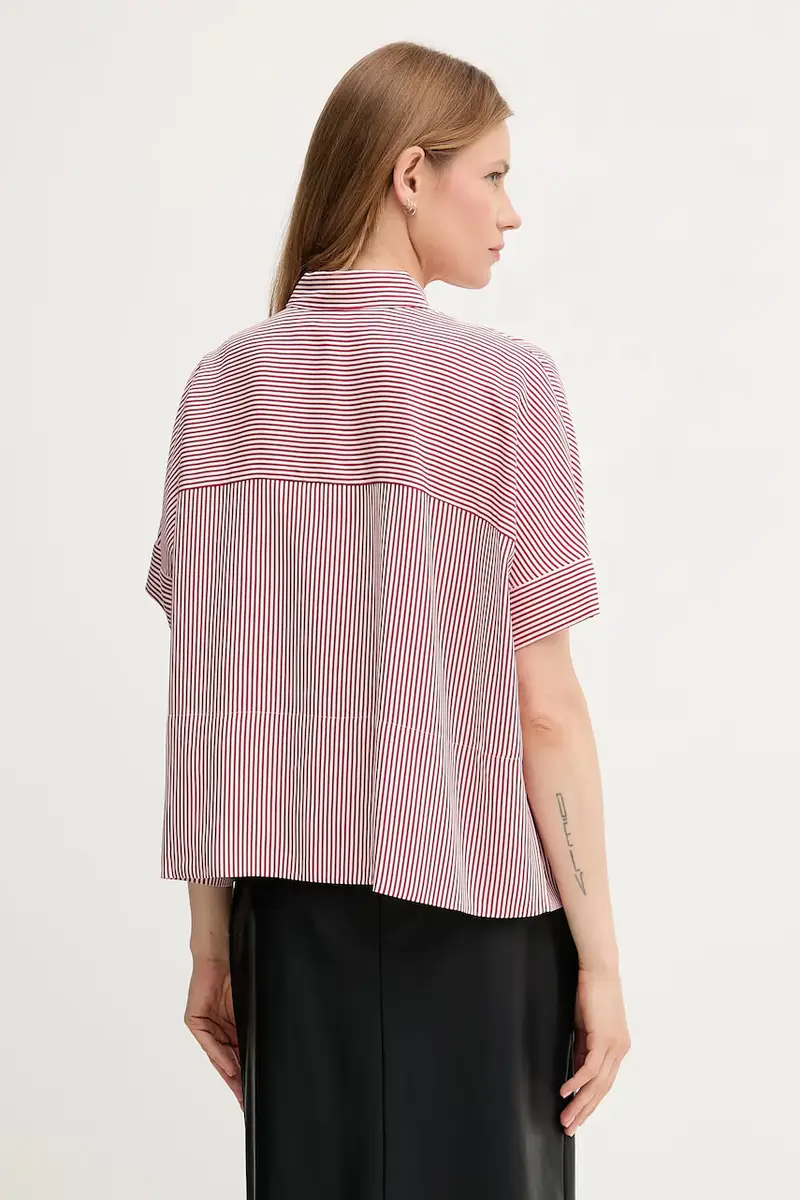 camicia donna colore rosso WW0WW45883 miniatura 3