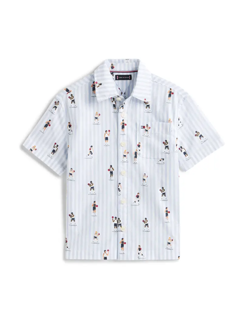 Camicia FLEX ITHACA beige / navy / blu chiaro / bianco