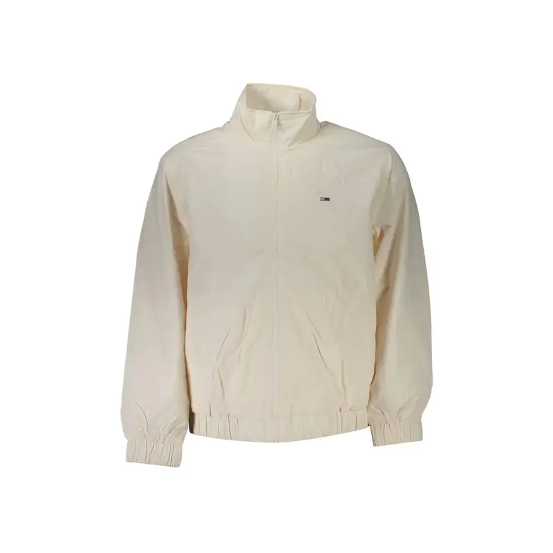 Tommy Hilfiger Giacca Sportiva Uomo Bianca con Zip e Logo