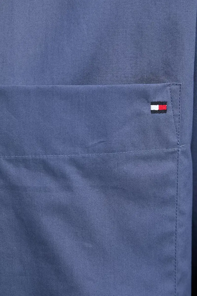 camicia in cotone donna colore blu navy WW0WW45892 miniatura 5