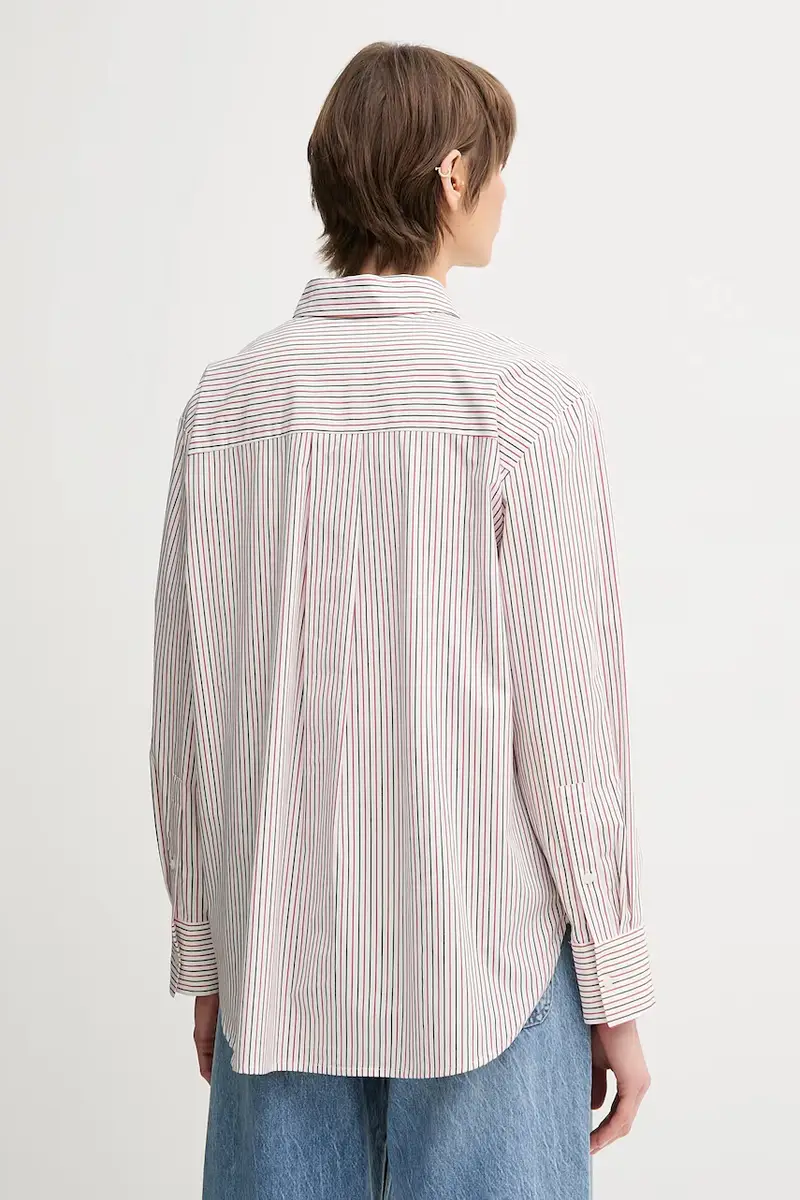 camicia in cotone donna colore giallo Granata miniatura 3