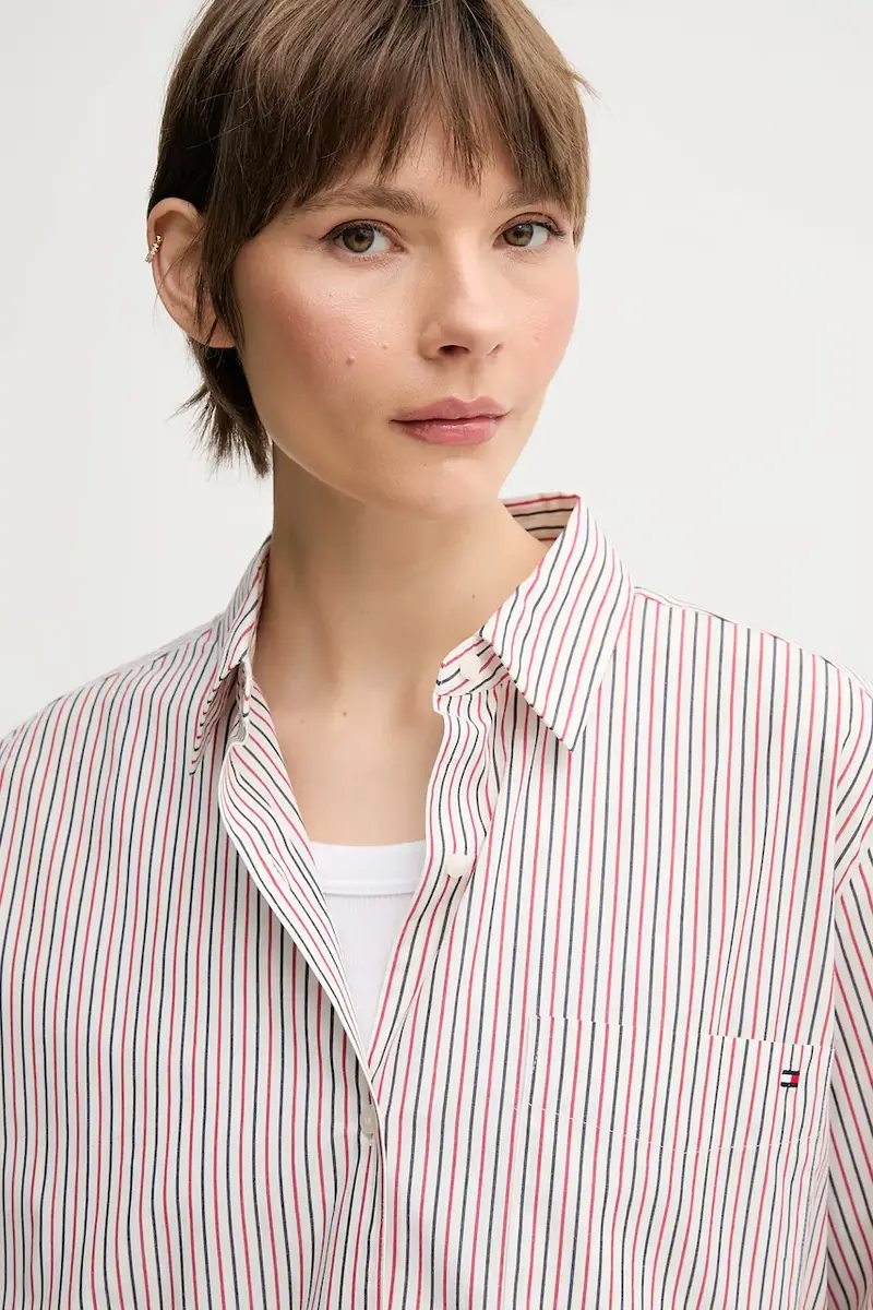 camicia in cotone donna colore giallo Granata miniatura 4