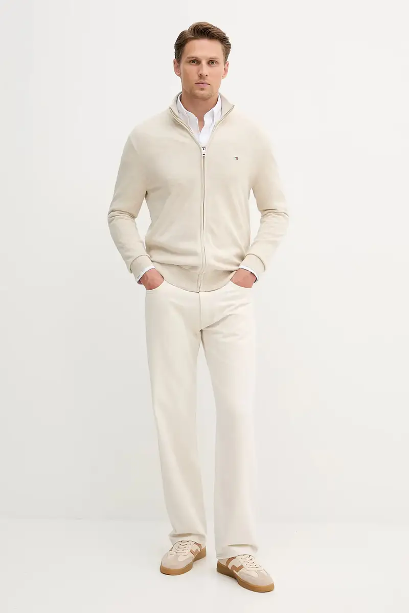 camicia in cotone uomo colore bianco MW0MW39437 miniatura 2