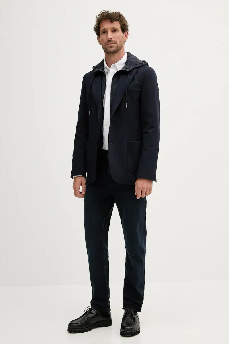 camicia in cotone uomo colore bianco MW0MW39446 miniatura 2