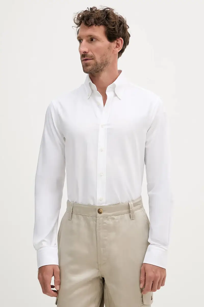 camicia in cotone uomo colore bianco MW0MW39754