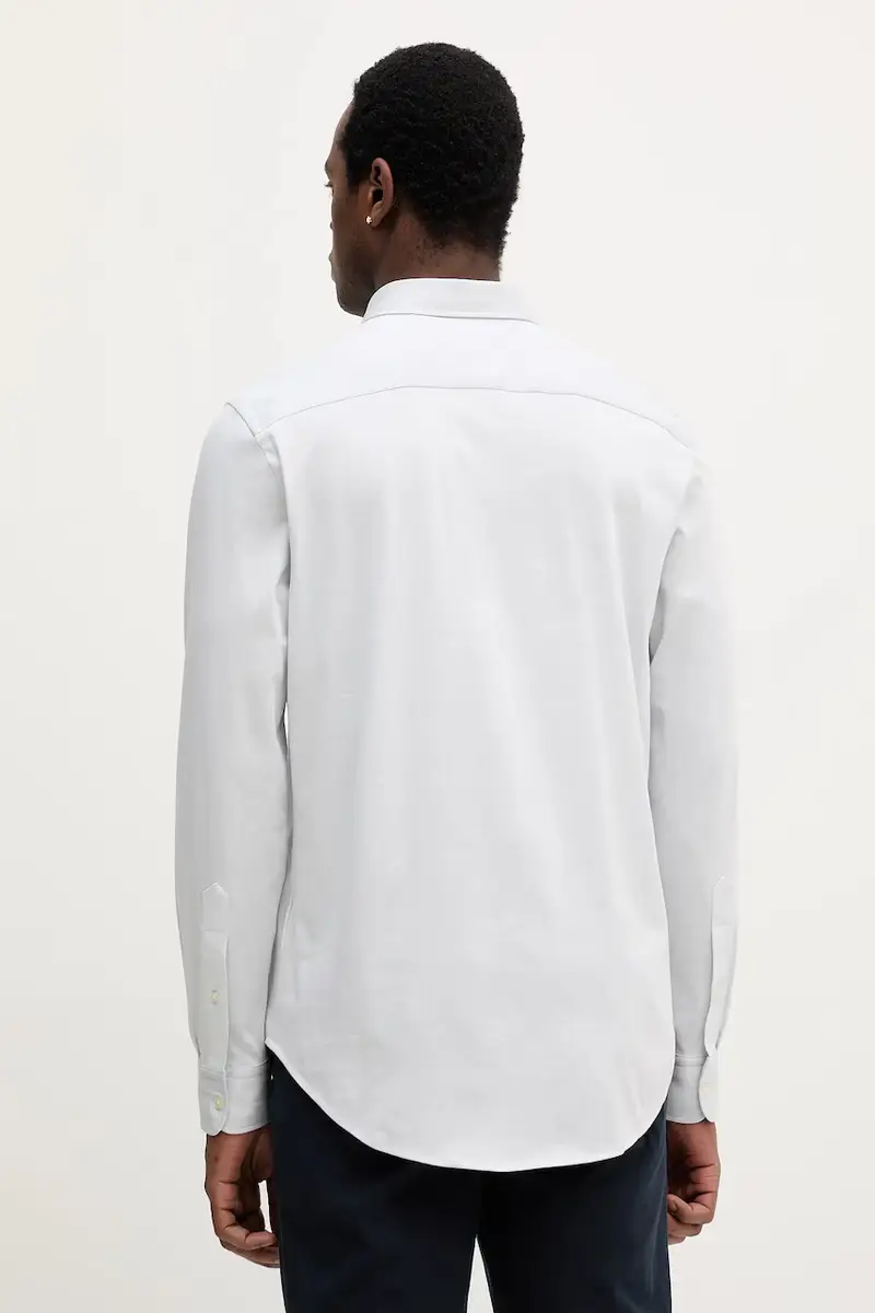 camicia in cotone uomo colore blu MW0MW39479 miniatura 3