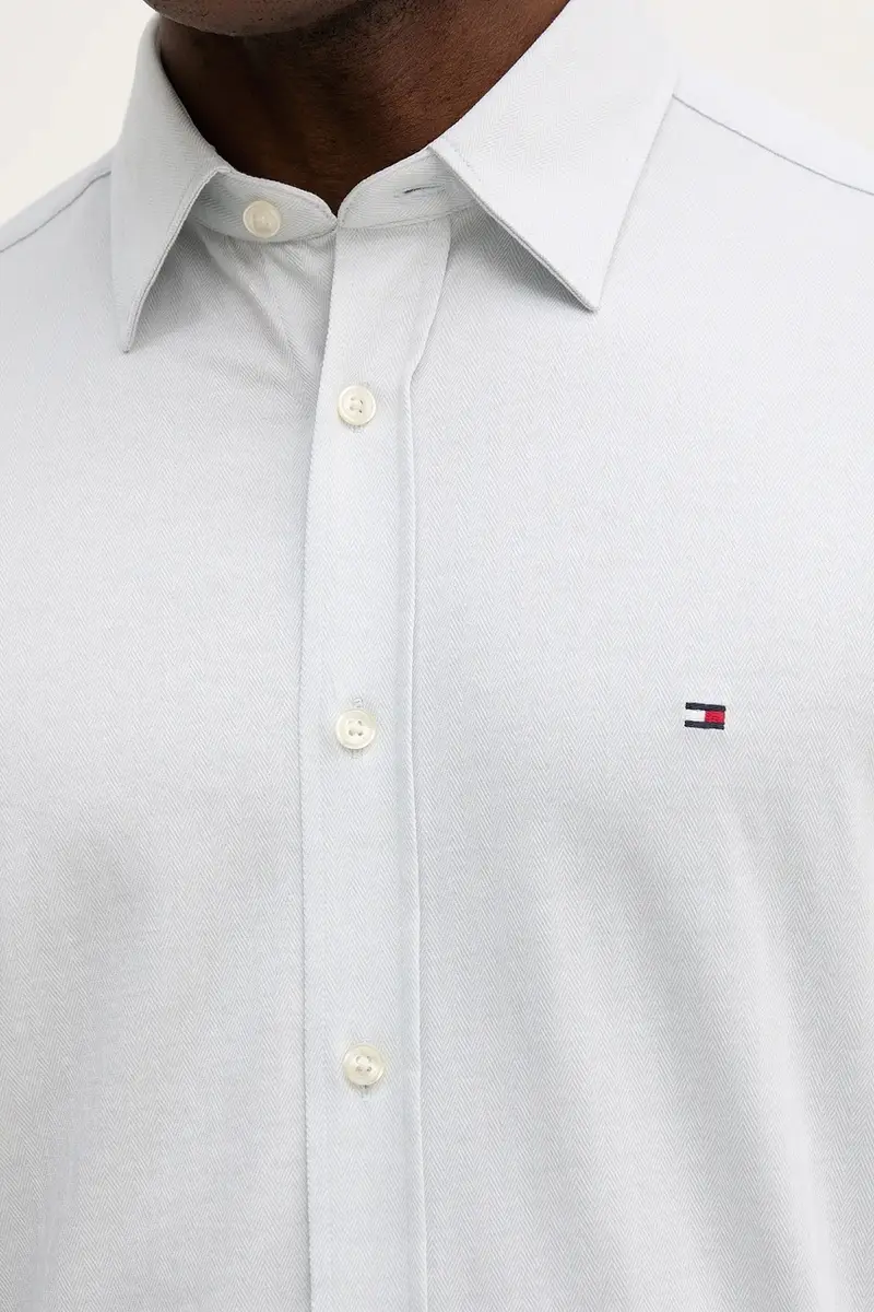 camicia in cotone uomo colore blu MW0MW39479 miniatura 5