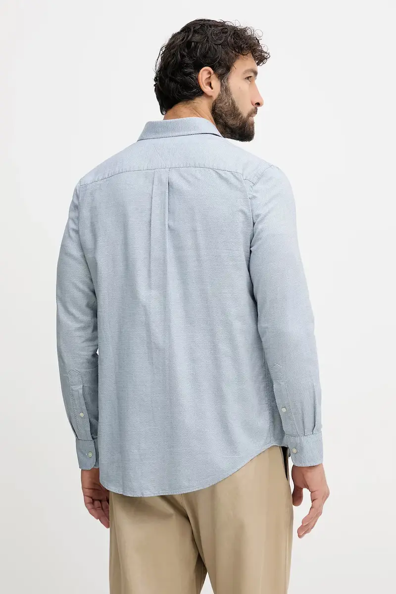 camicia in cotone uomo colore blu MW0MW40461 Blu navy miniatura 3