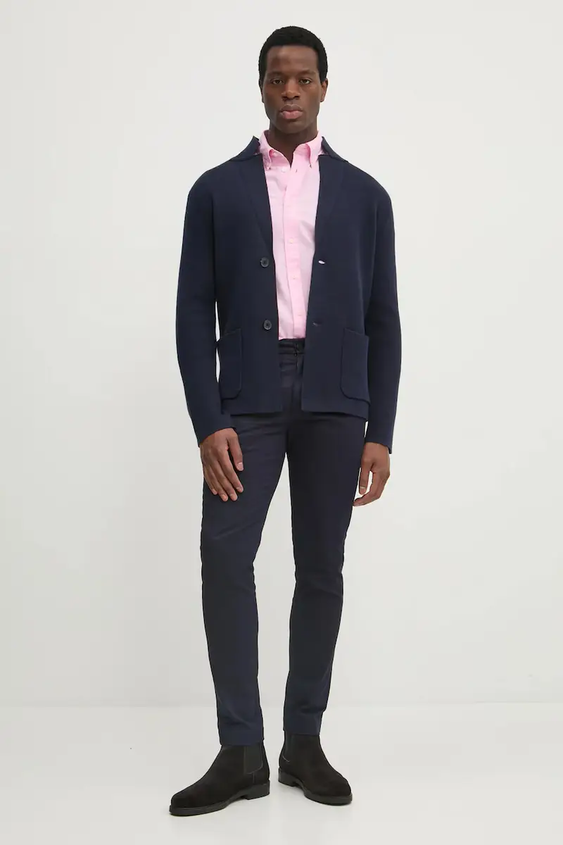 camicia in cotone uomo colore rosa MW0MW37550 miniatura 3