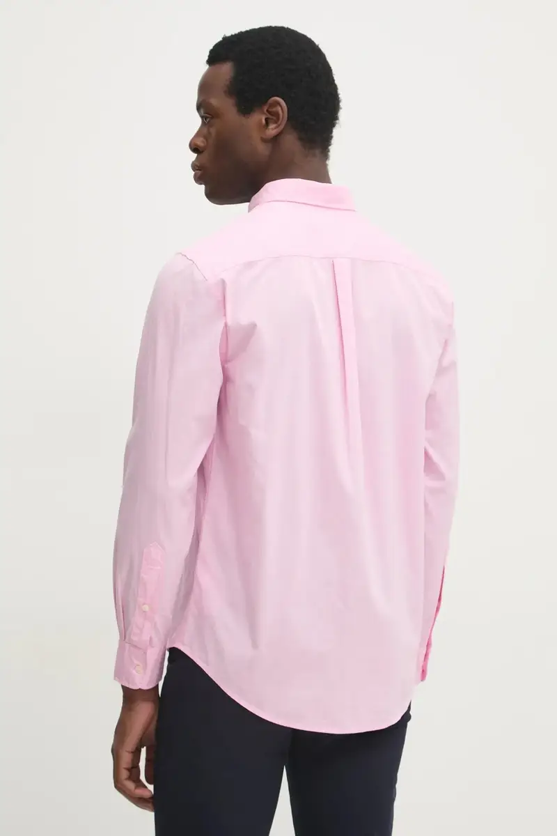 camicia in cotone uomo colore rosa MW0MW37550 miniatura 4