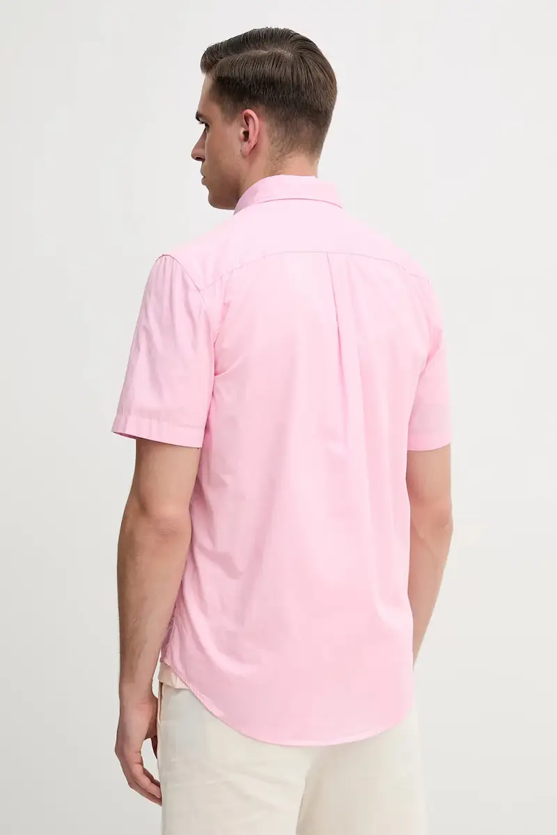 camicia in cotone uomo colore rosa MW0MW37584 miniatura 3