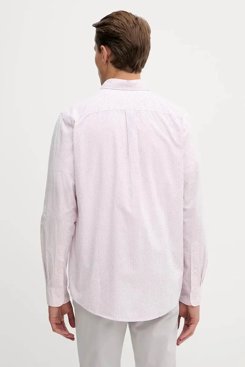 camicia in cotone uomo colore rosa MW0MW39438 miniatura 3