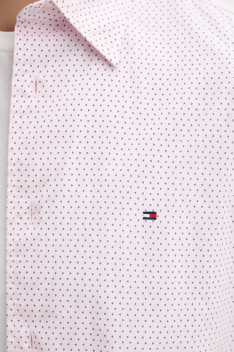 camicia in cotone uomo colore rosa MW0MW39438 miniatura 5