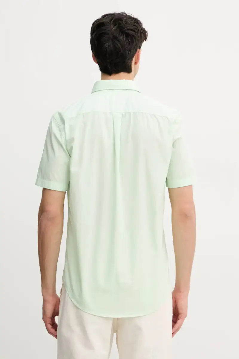 camicia in cotone uomo colore verde MW0MW37584 miniatura 3