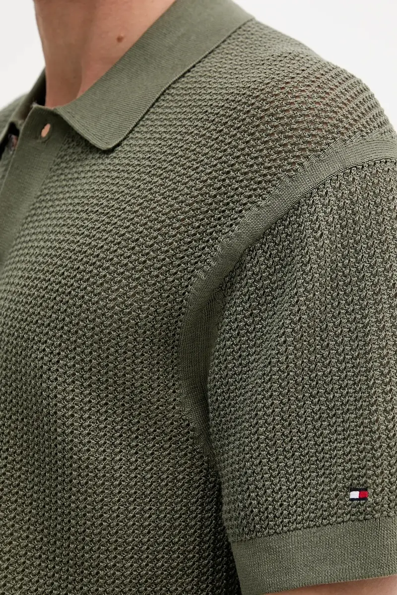 camicia in cotone uomo colore verde MW0MW39530 miniatura 5