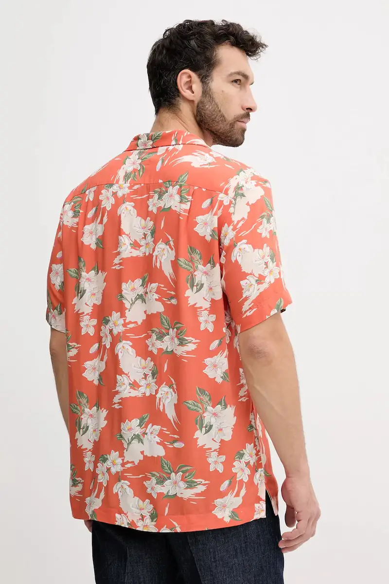 camicia uomo colore arancione MW0MW39448 miniatura 3