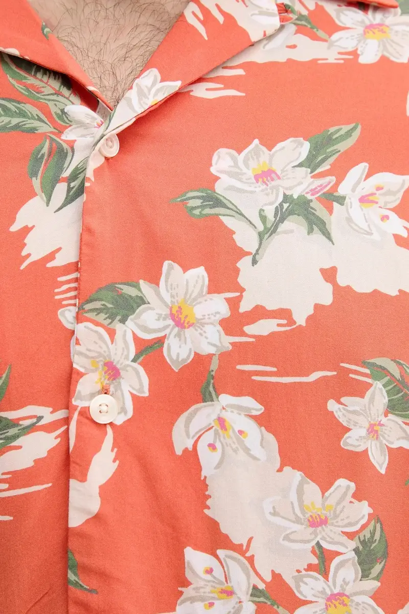 camicia uomo colore arancione MW0MW39448 miniatura 5