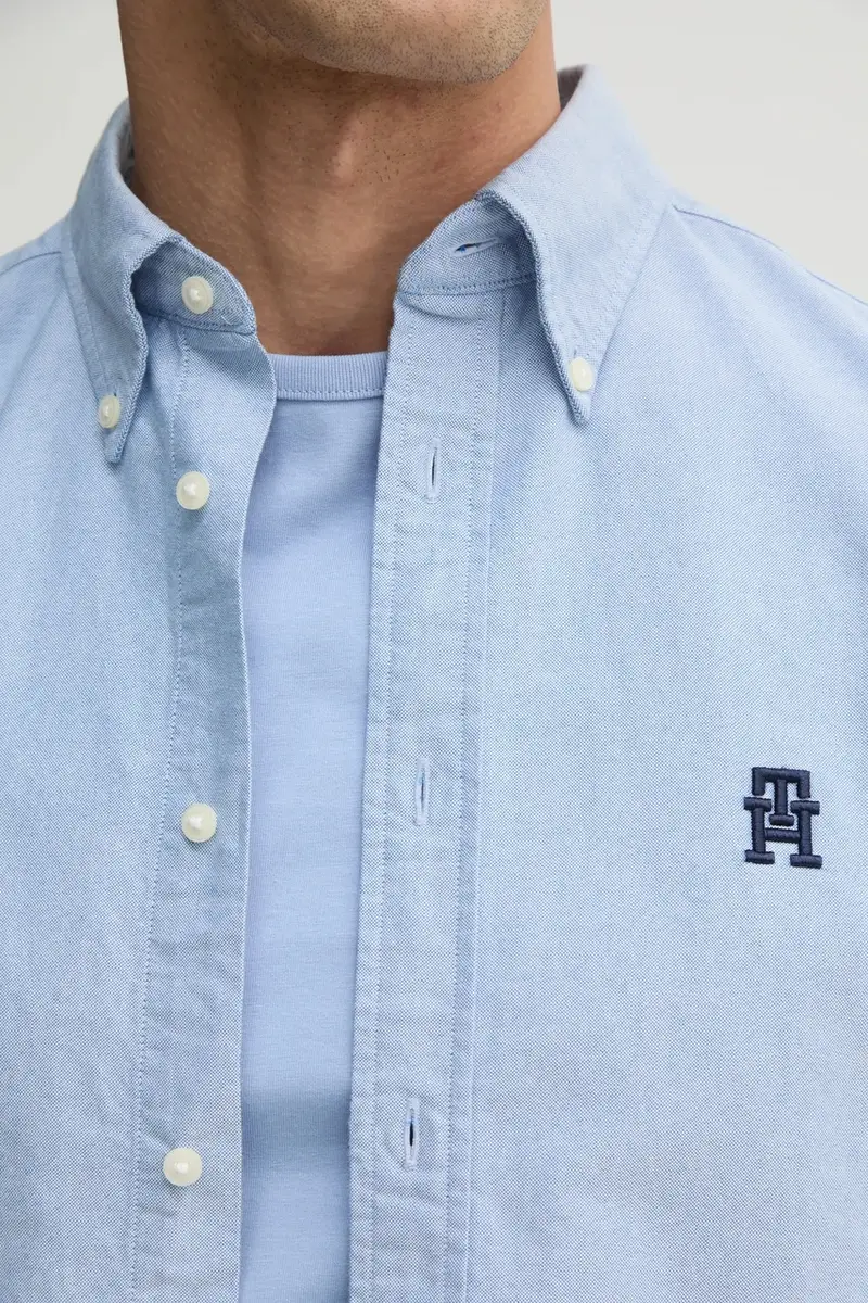 camicia uomo colore blu MW0MW39235 miniatura 5