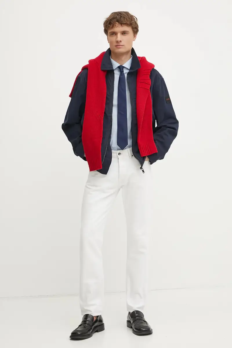 camicia uomo colore blu MW0MW39279 miniatura 2