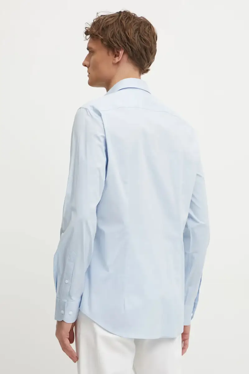 camicia uomo colore blu MW0MW39279 miniatura 3