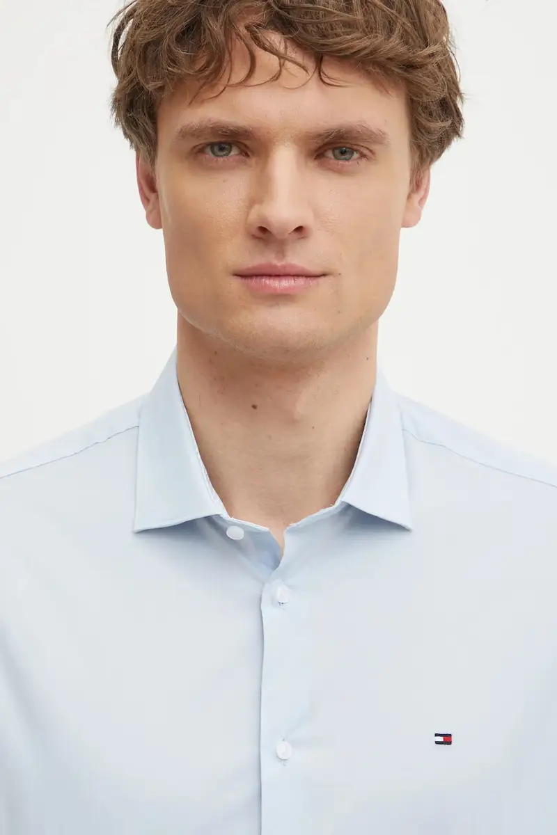 camicia uomo colore blu MW0MW39279 miniatura 5