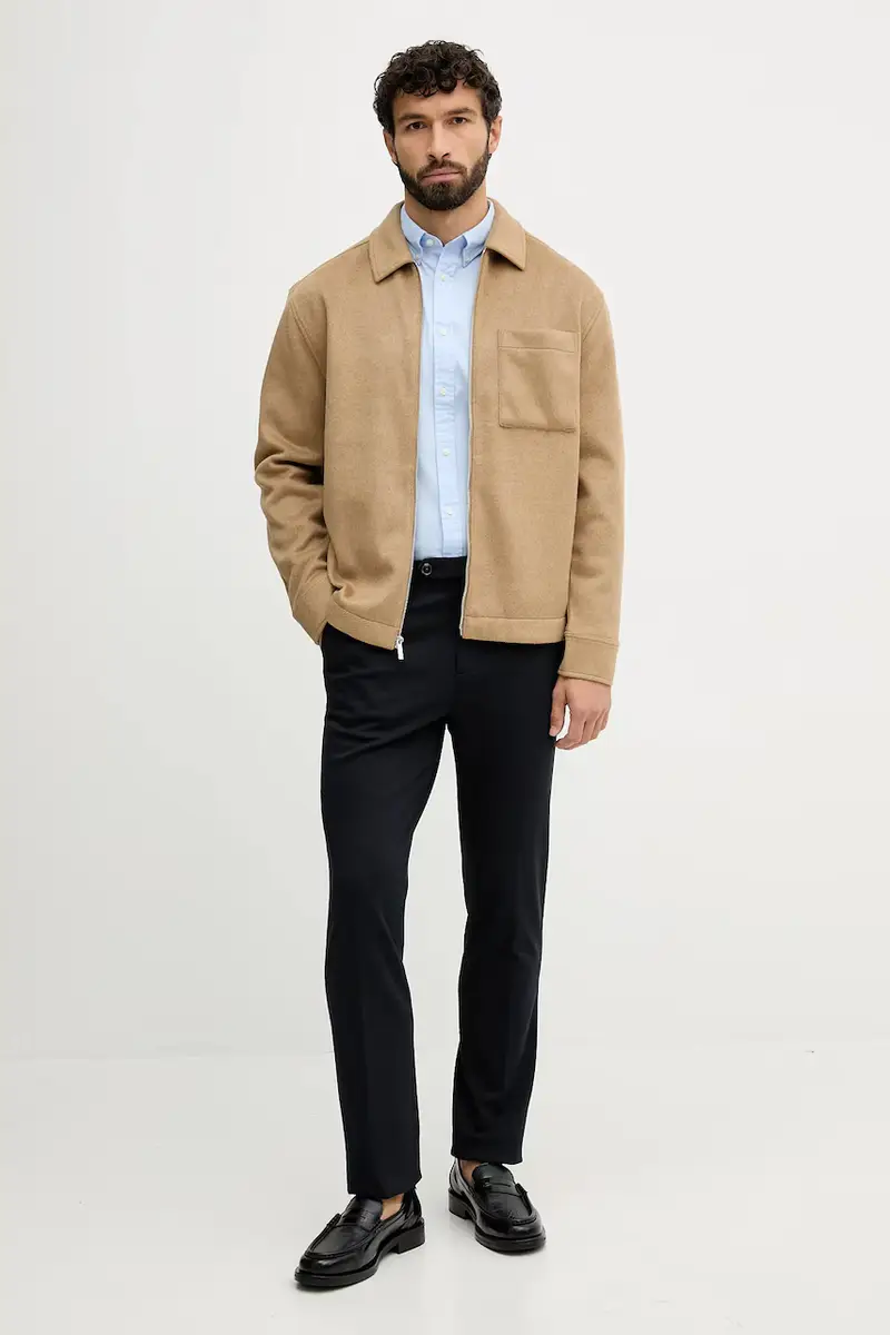 camicia uomo colore blu MW0MW40458 miniatura 2