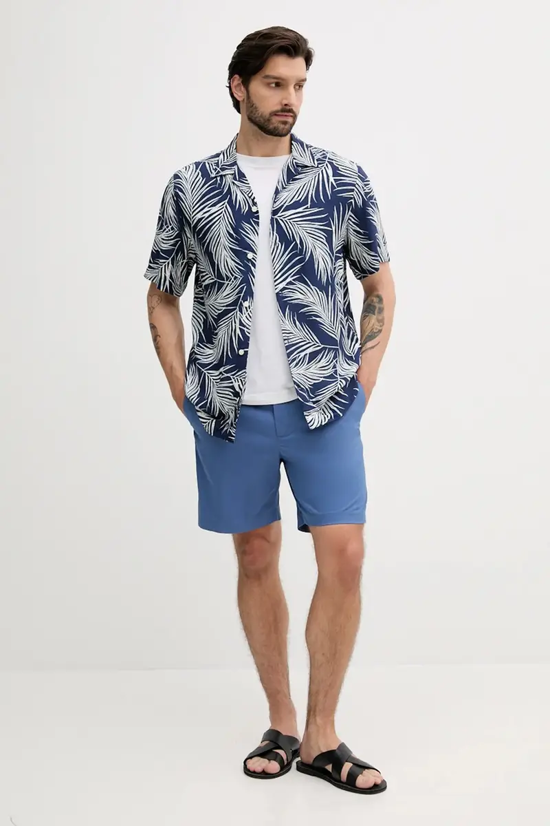 camicia uomo colore blu navy MW0MW39447 miniatura 2