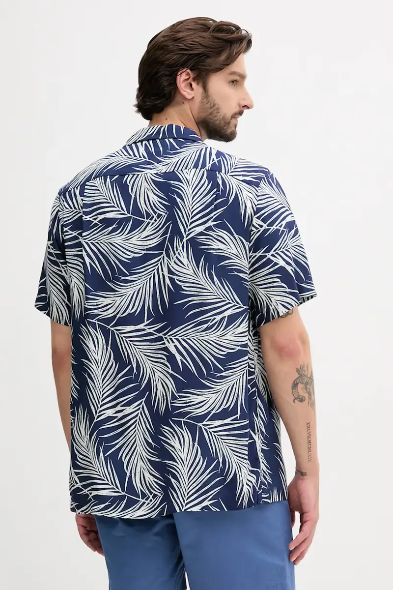 camicia uomo colore blu navy MW0MW39447 miniatura 3