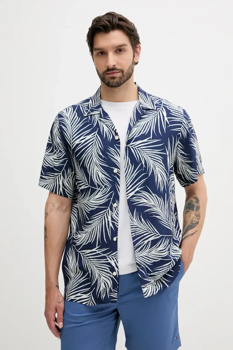 camicia uomo colore blu navy MW0MW39447