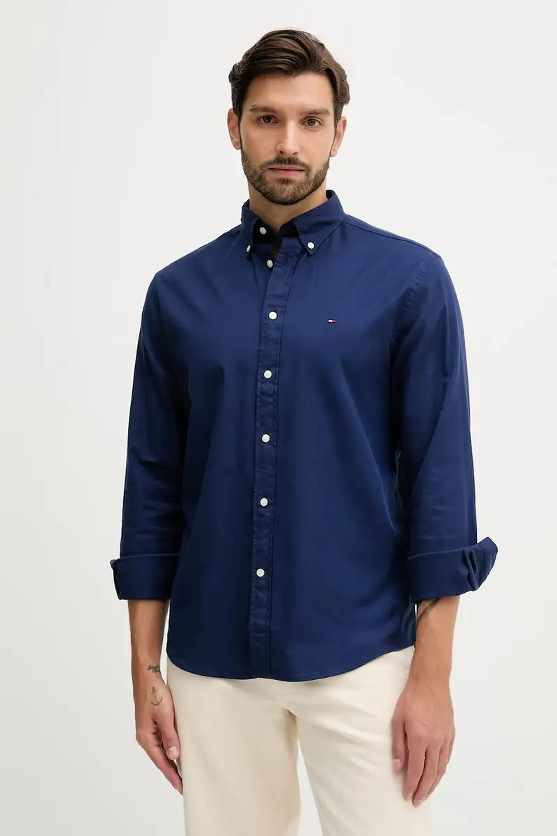 camicia uomo colore blu navy MW0MW40469