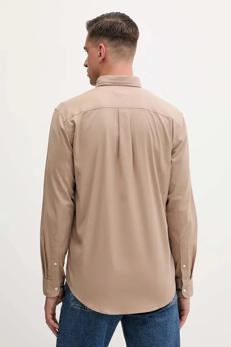 camicia uomo colore marrone MW0MW40469 miniatura 3