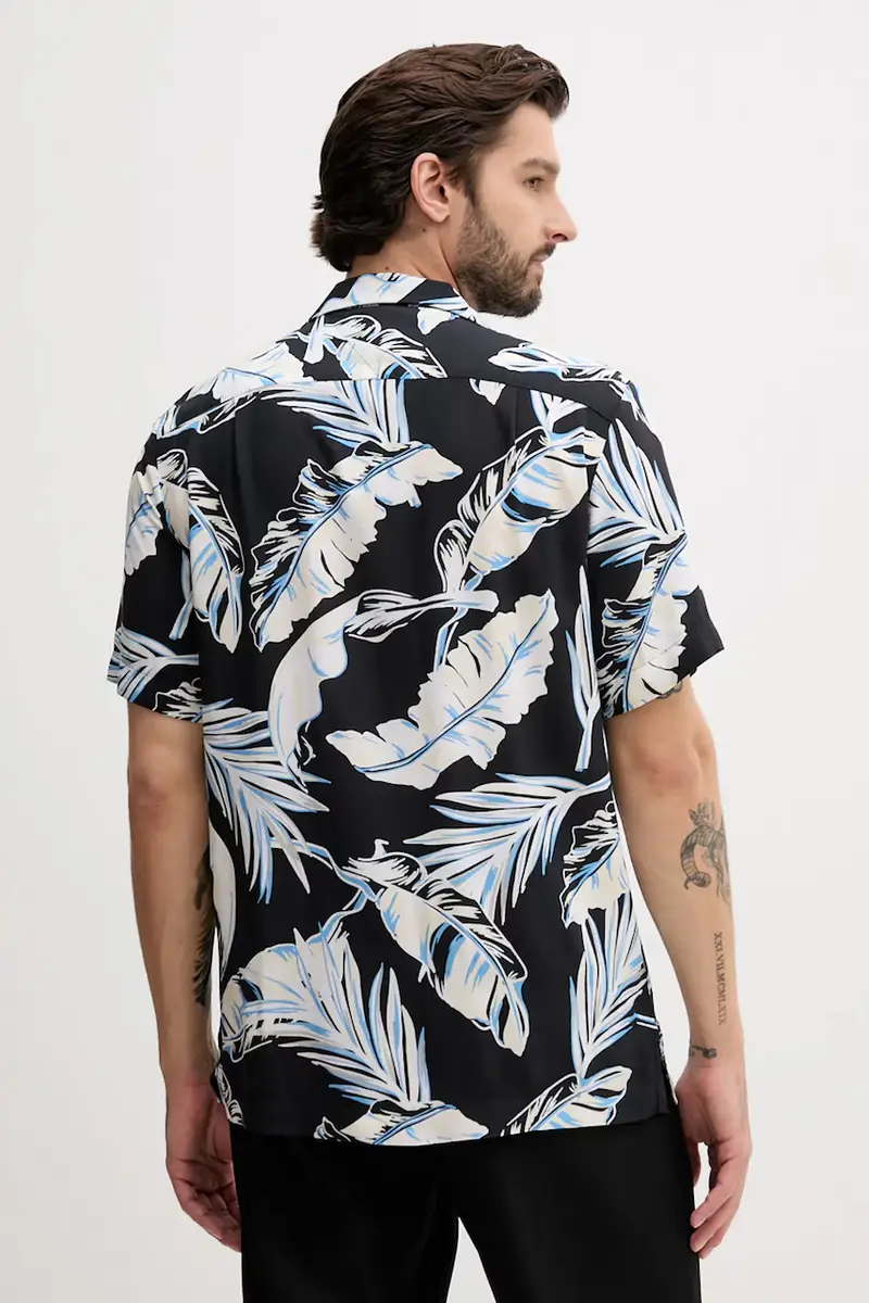 camicia uomo colore nero MW0MW39449 miniatura 3