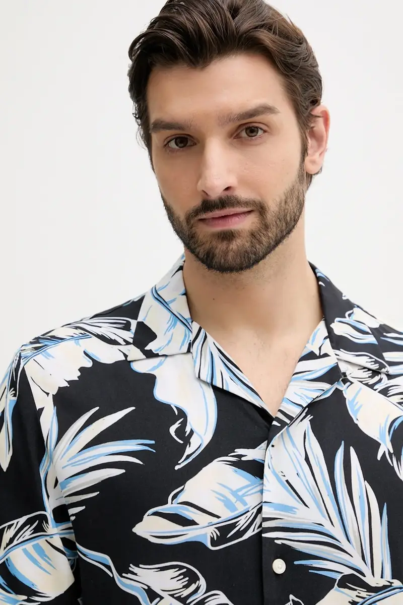 camicia uomo colore nero MW0MW39449 miniatura 4